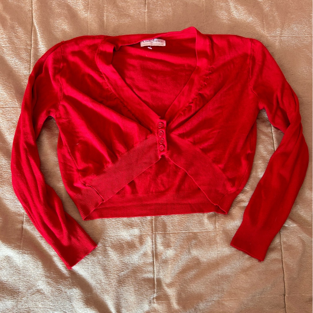 NWOT Long Sleeve Cropped Cardigan